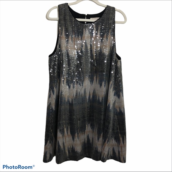 rachel roy sequin swing dress